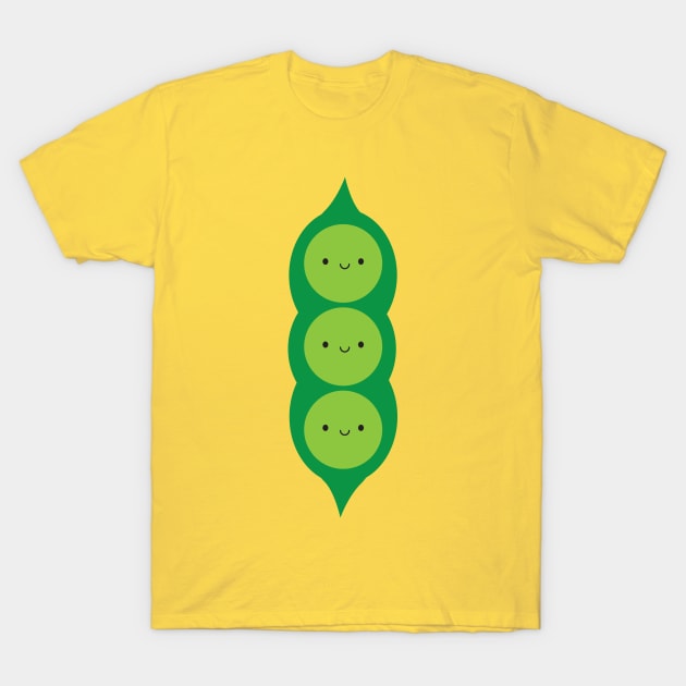 Kawaii Peas in a Pod T-Shirt by marcelinesmith